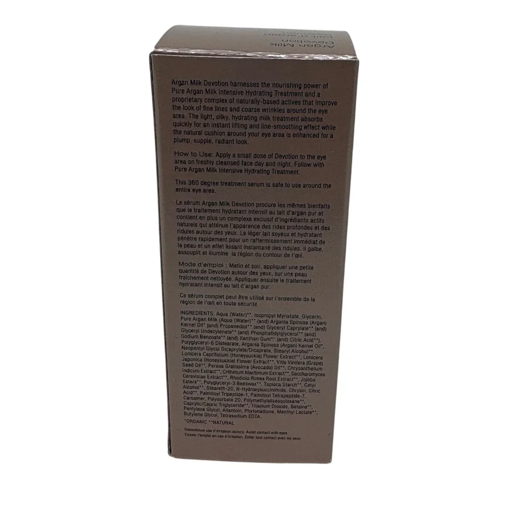 Josie‎ Maran Argan Milk Devotion Intensive Hydrating Eye Serum 0.5oz 15mL NEW